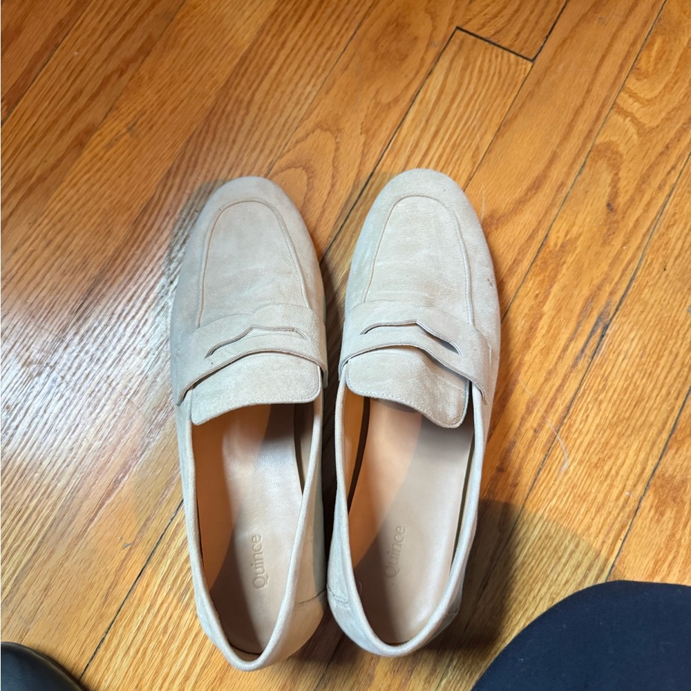 Quince suede loafers size 7.5